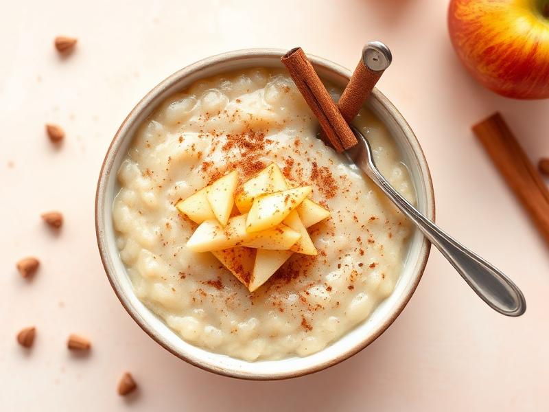 Apple & cinnamon porridge