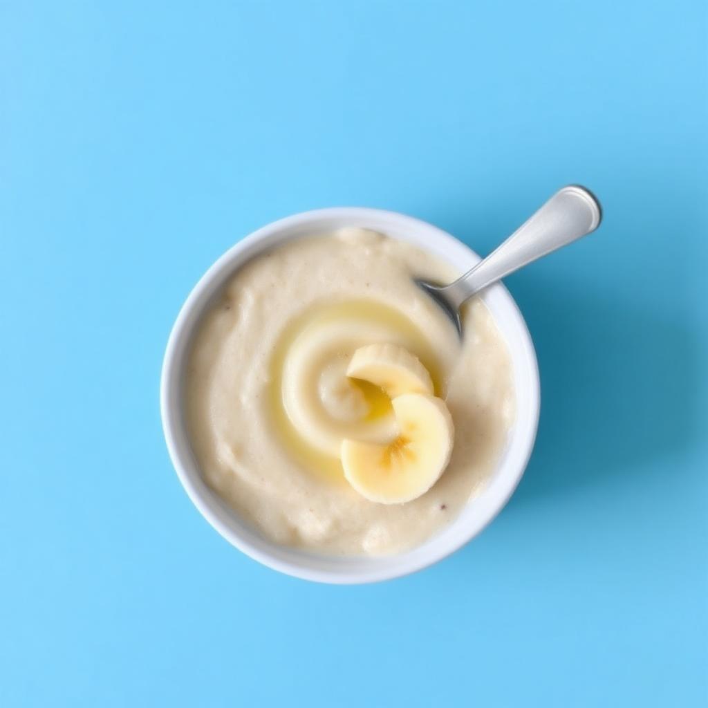 Baby's first banana porridge