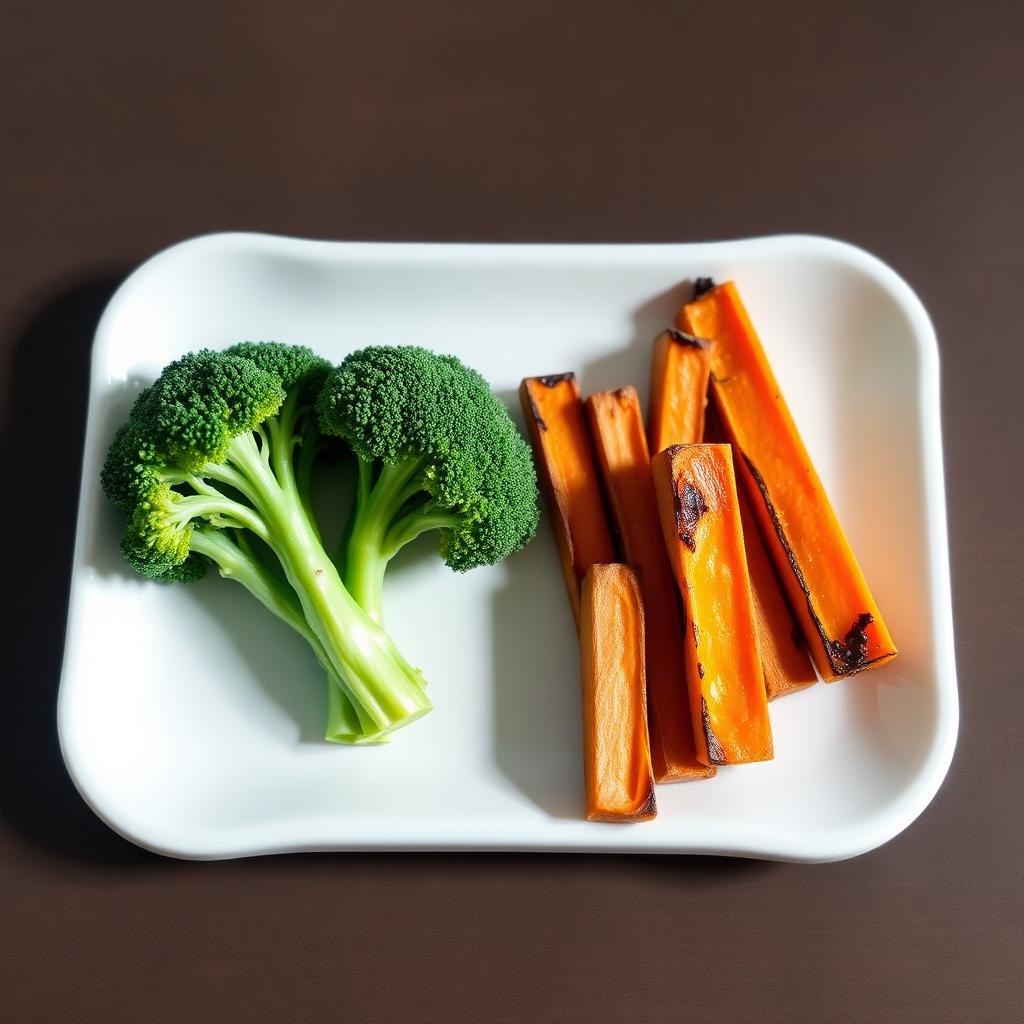 Steamed veg finger platter