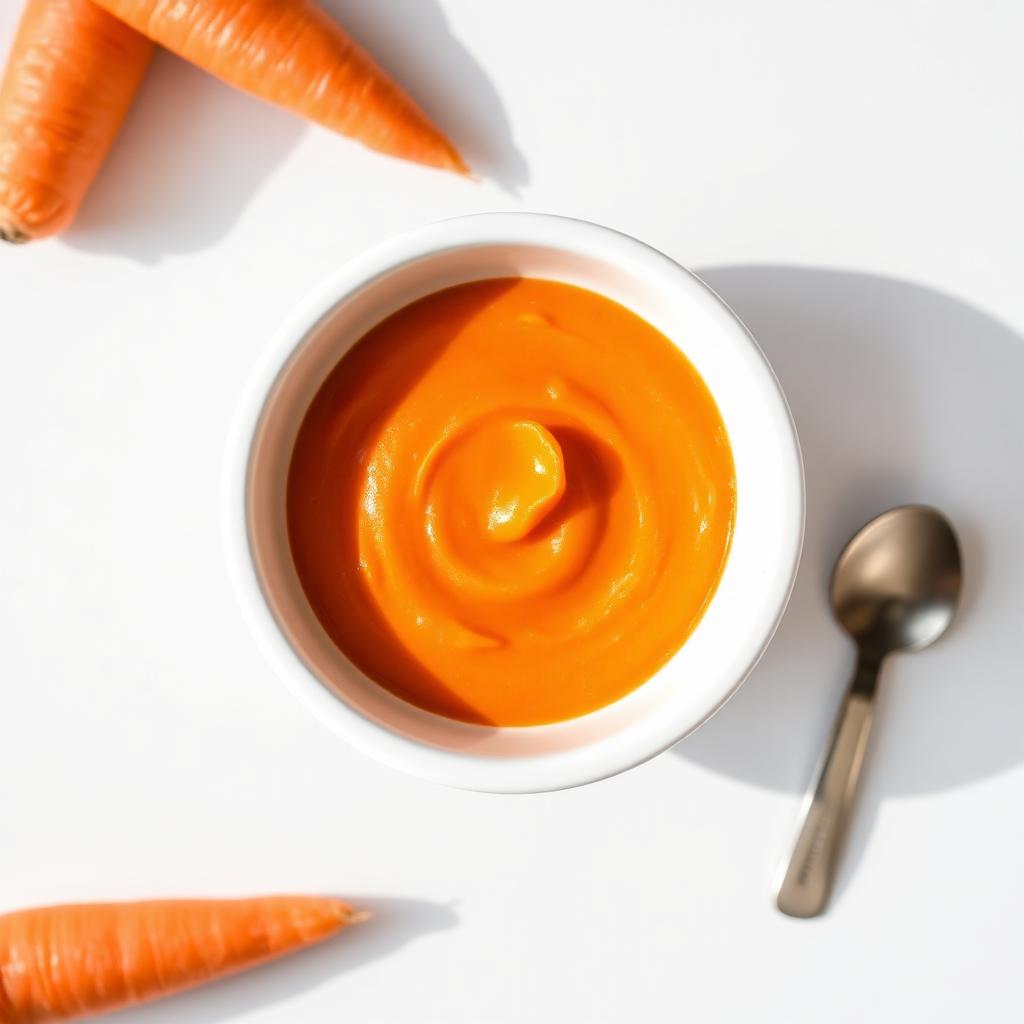 Silky carrot purée