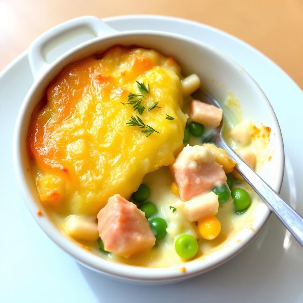 Creamy salmon & cod fish pie