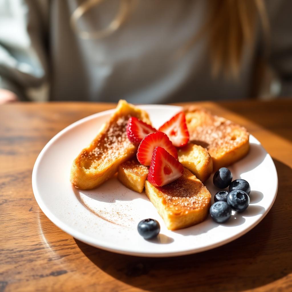 Cinnamon eggy bread fingers