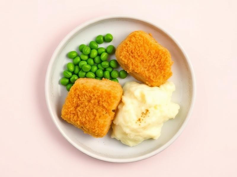 Homemade fish fingers