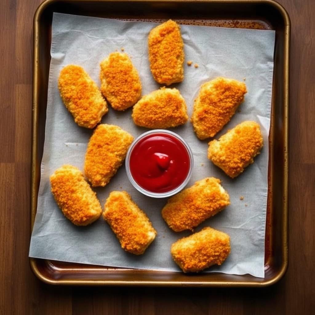 Crunchy homemade chicken nuggets (better than the freezer kind)