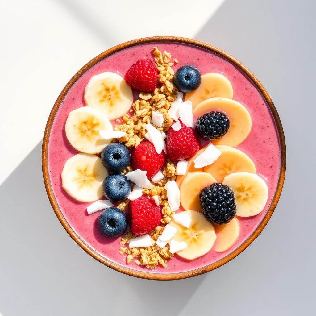 Berry smoothie bowl (kids can make!)