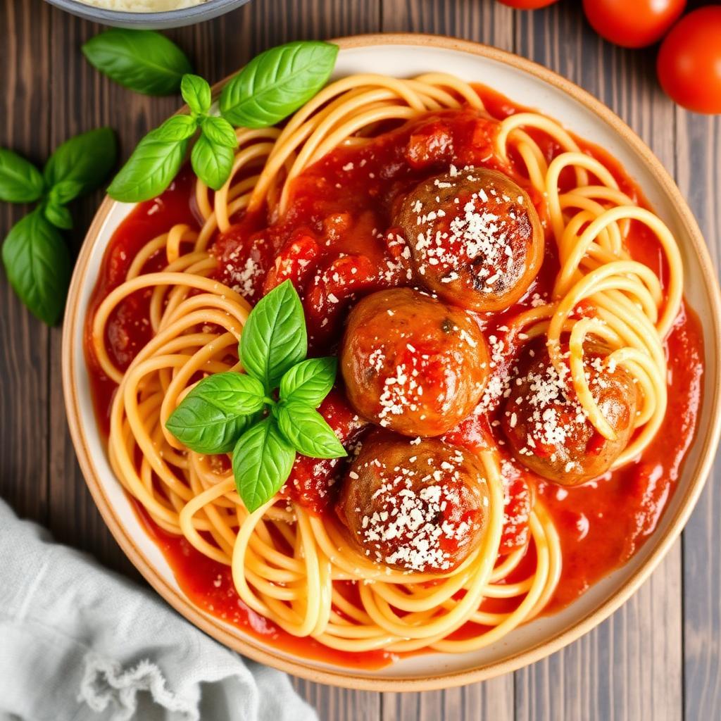Cook-along spaghetti & meatballs
