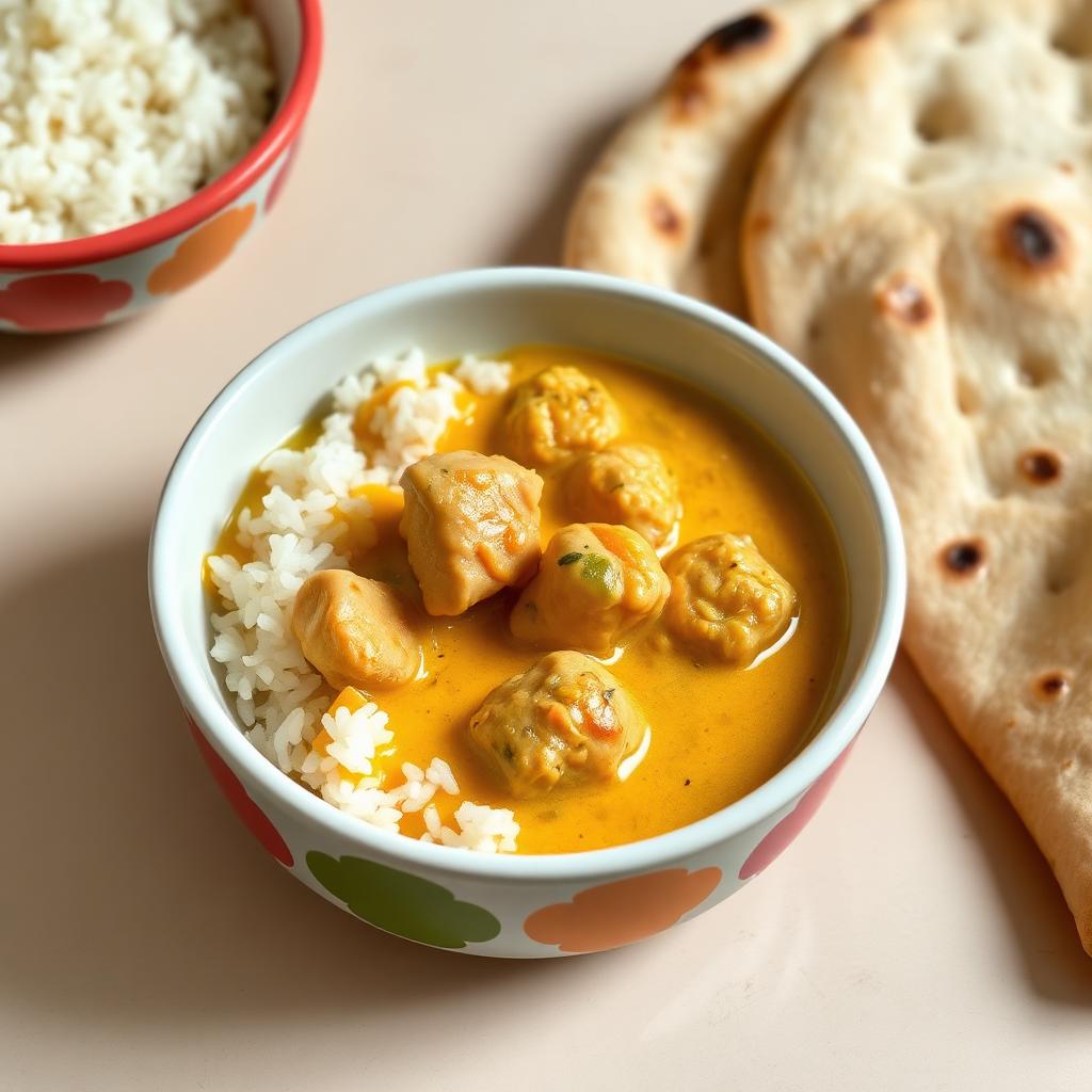 Mild chicken korma & rice