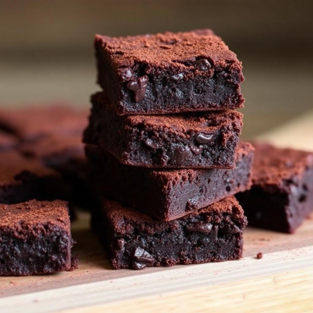 Fudgy chocolate brownies