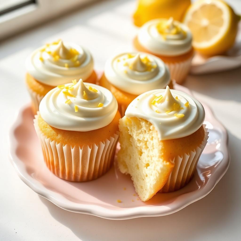 Lemon drizzle cupcakes