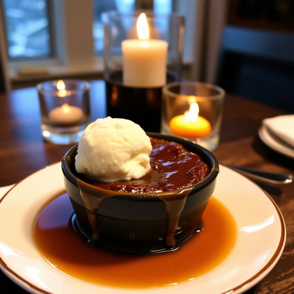 Sticky toffee pudding