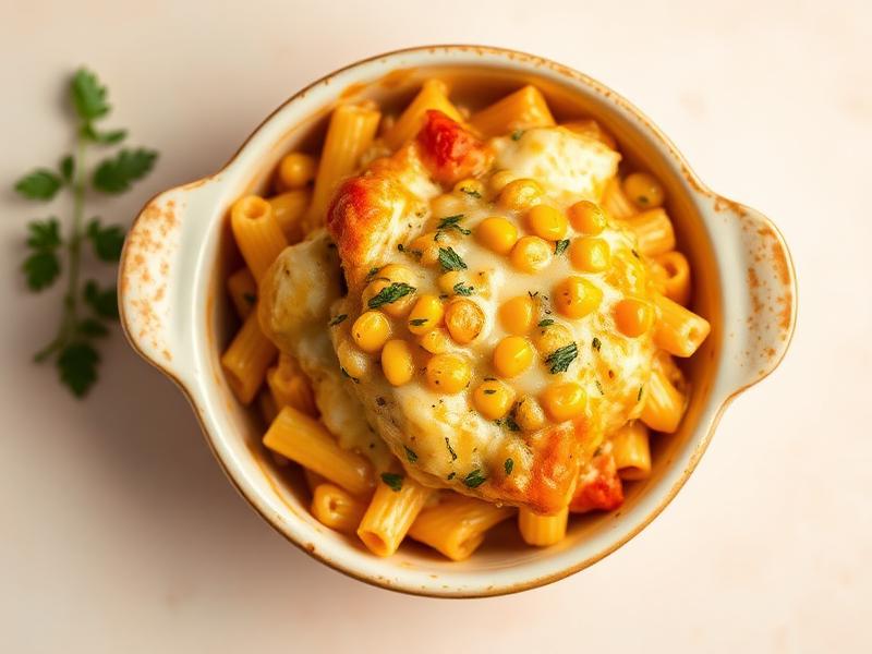 Easy tuna & sweetcorn pasta bake