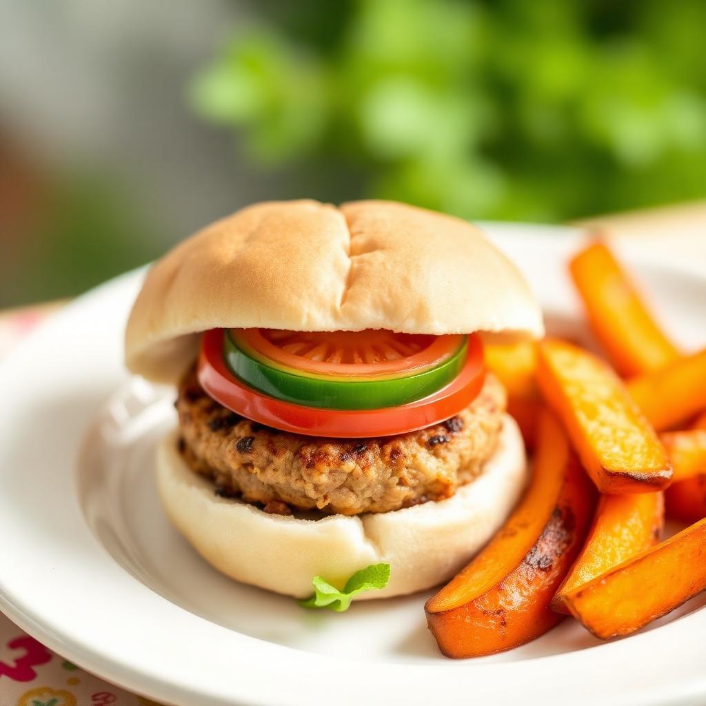 Mini turkey burgers